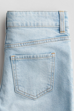 H&M Джинсы Baggy Fit Bootcut, голубой