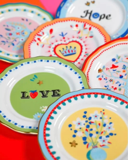 BACI MILANO Тарелка пирожковая Любовь