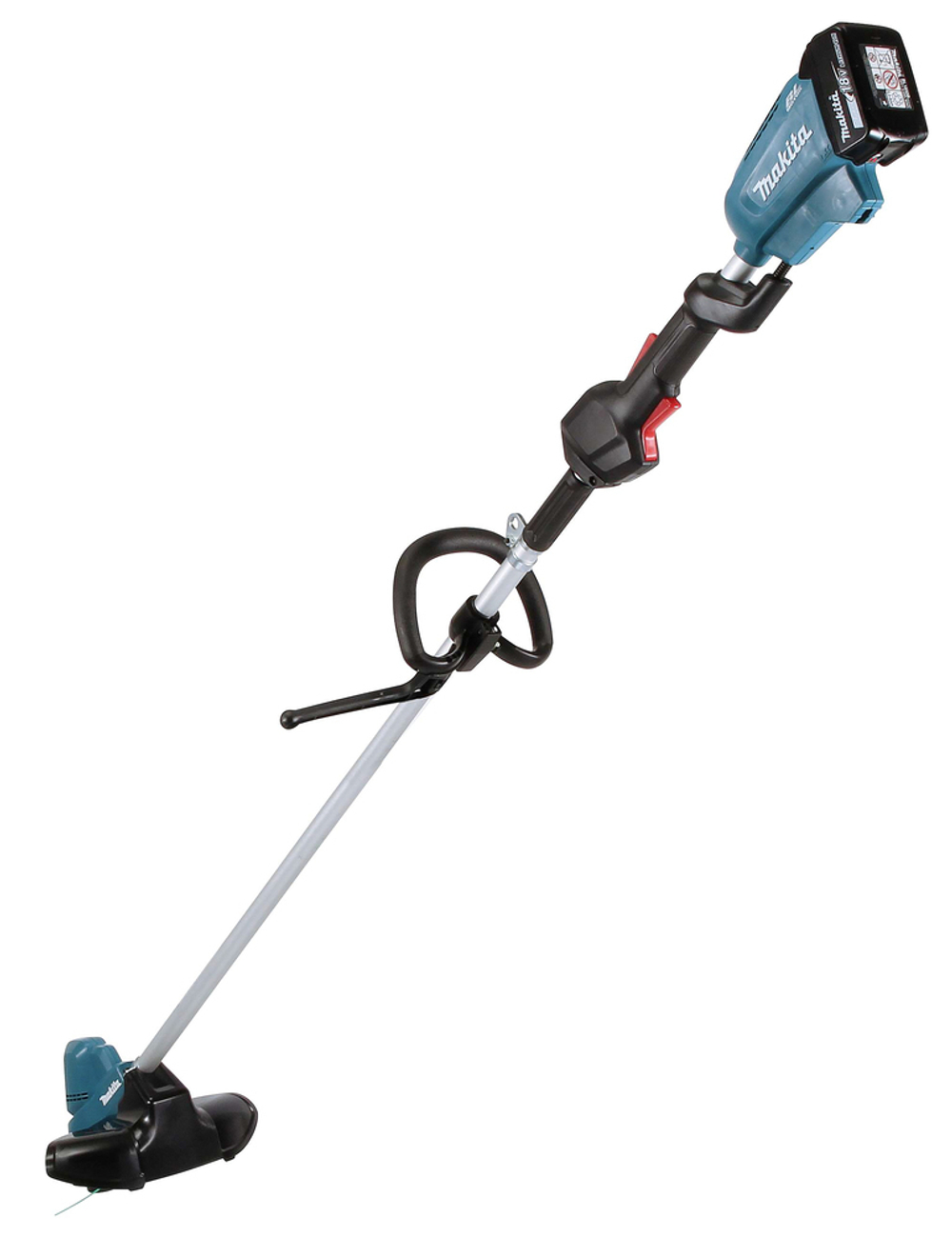 Коса аккум. LXT J-рукоятка, d-30см, M10xLH, ADT, AFT, XPT, АКБ BL1830Bx1шт., ЗУ DC18RC Makita DUR190LZX3RF