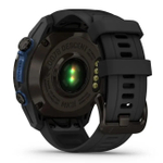 Смарт часы Garmin Descent MK3i - 43 мм Титан Carbon Grey DLC с черным силиконовым ремешком