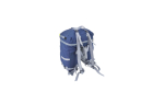 Рюкзак велосипедный TRIX "Велоштаны", крепление на багажник/к вилке, 35-50 л., водонепроницаемый, синий вр071.050.6.1