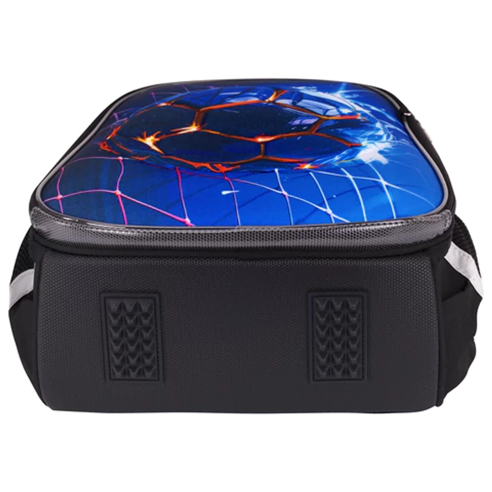 Ранец BRAUBERG PREMIUM, 2 отделения, с брелоком, "Score goal", 3D-панель, 38х29х16 см, 273102