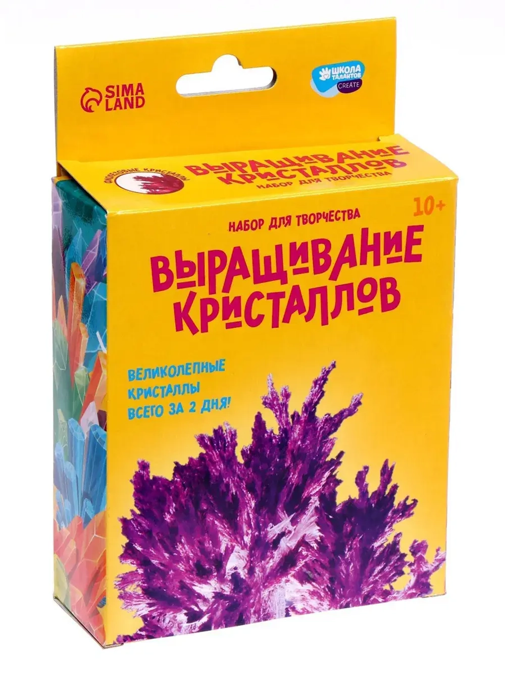 Набор для опытов Выращивание кристаллов фиолетовый