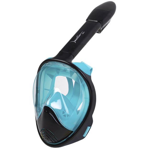 Полнолицевая маска Marlin Sea черный/голубой