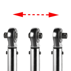 WDK-NX50350 Динамометрический ключ 50-350 Нм, трещотка с проходным приводным квадратом 1/2"