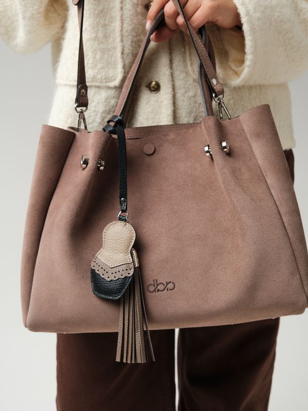 Замшевая сумка Vasilisa DBR 31210 капучино