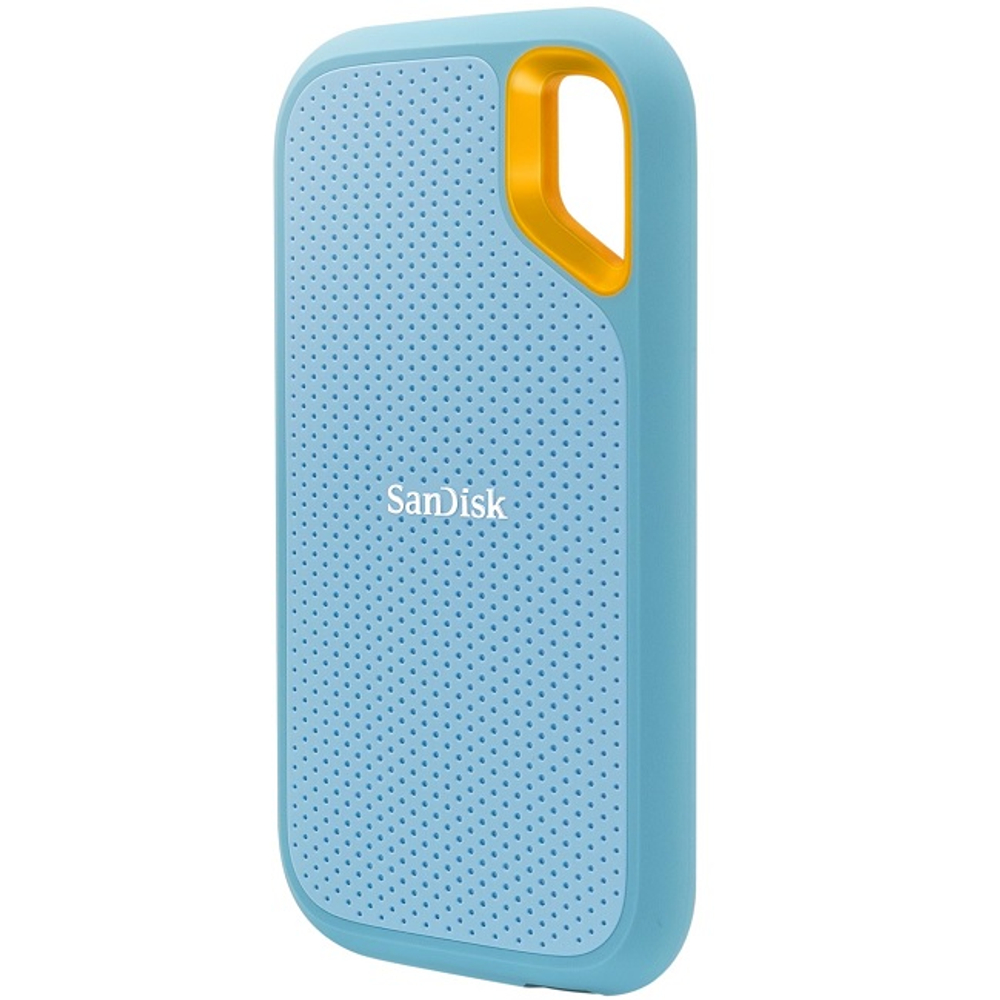 Внешний жесткий диск SSD 2Tb, SanDisk Extreme Portable V2 USB 3.2, Type-C, Blue (SDSSDE61-2T00-G25B)