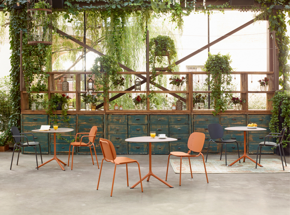 Стул металлический Scab Design Si-Si, антрацит