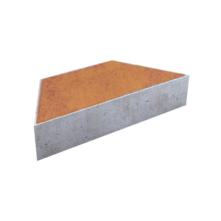 Тротуарная плитка ТРАПЕЦИЯ - Листопад гладкий Каир