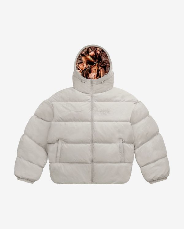 Пуховик Unity Puffer 2.0 crumpled светло-серый - фото 1