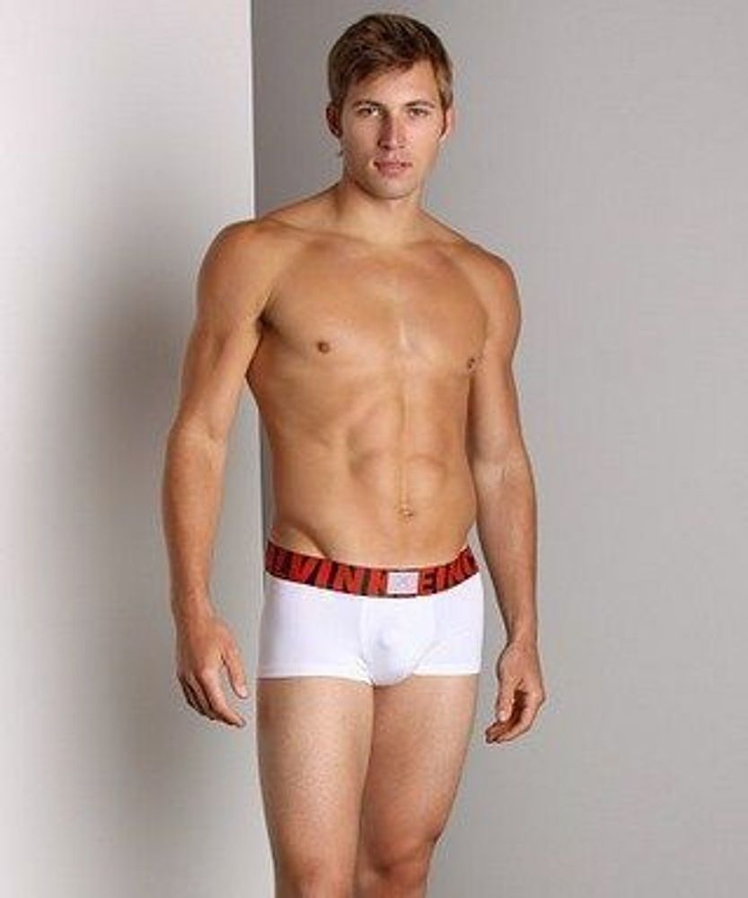 Мужские трусы боксеры Calvin Klein X Word Trunk White Red