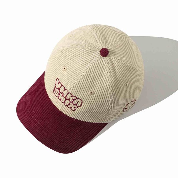 Кепка Velvet Graffiti logo бордовая/песочная - фото 3