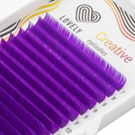 Ресницы фиолетовые (purple) Lovely - 20 линий - MIX