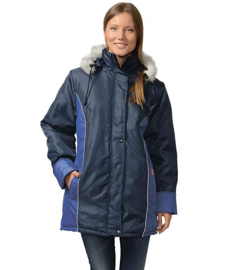 Куртка зимняя женская "Сириус-Карелия" (синий/василек)