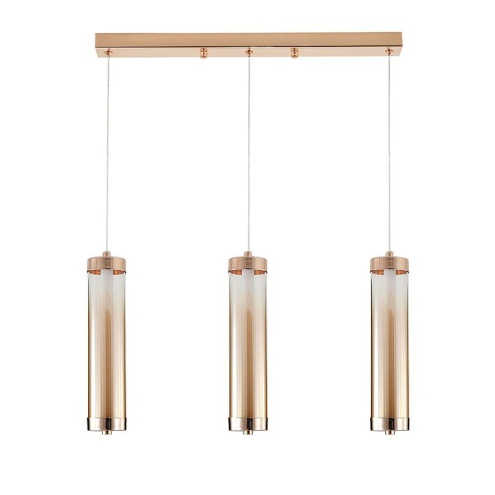 Подвесной светодиодный светильник Indigo Rilucente 11061/3P Gold V000150L