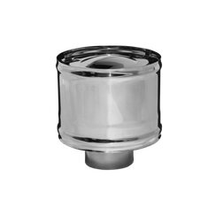 Зонт-К для дымохода Ferrum DN150 0,5/430 с ветрозащитой 25404