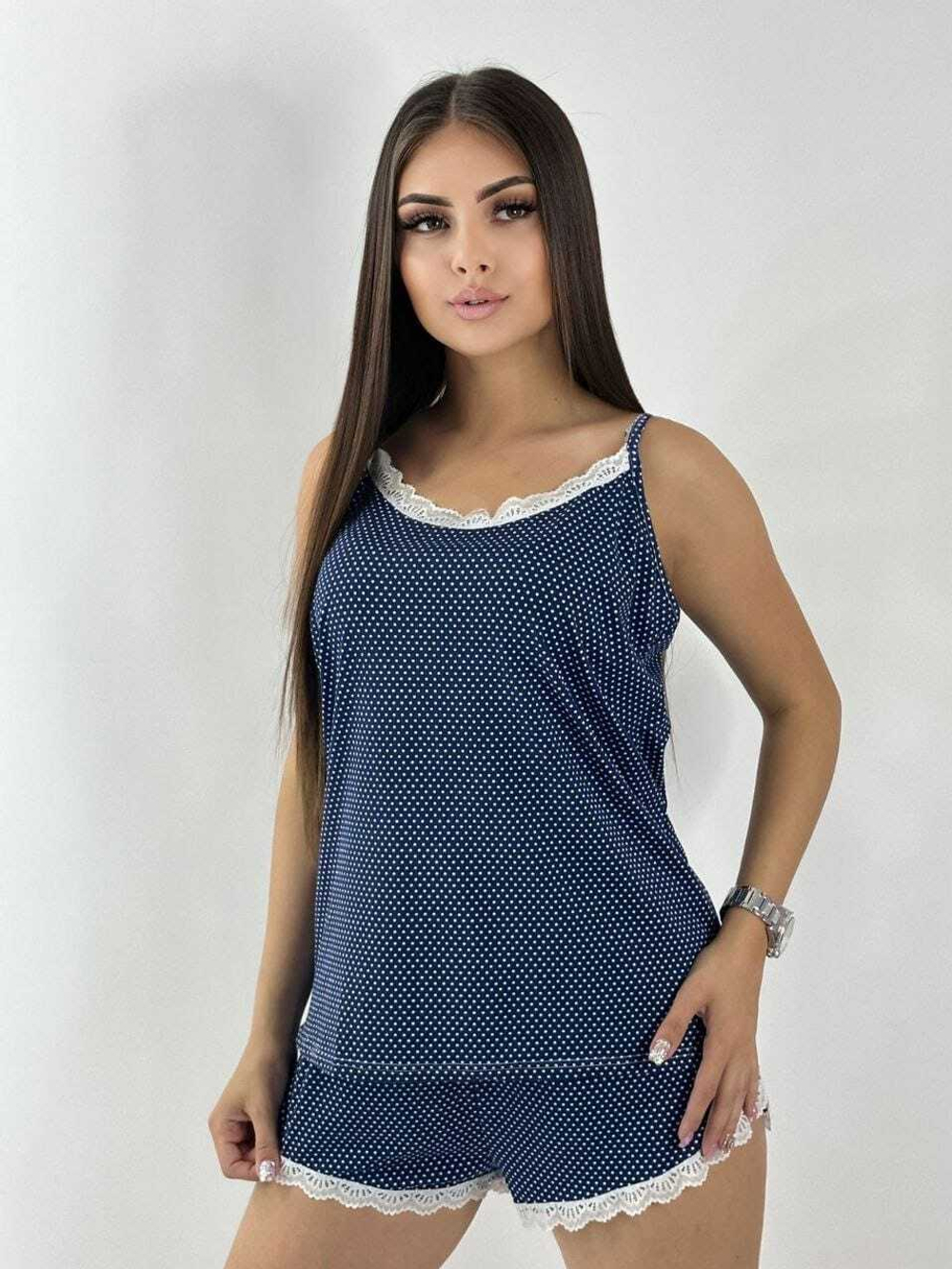 Пижама жен. б/в шорты+майка т/б A0054