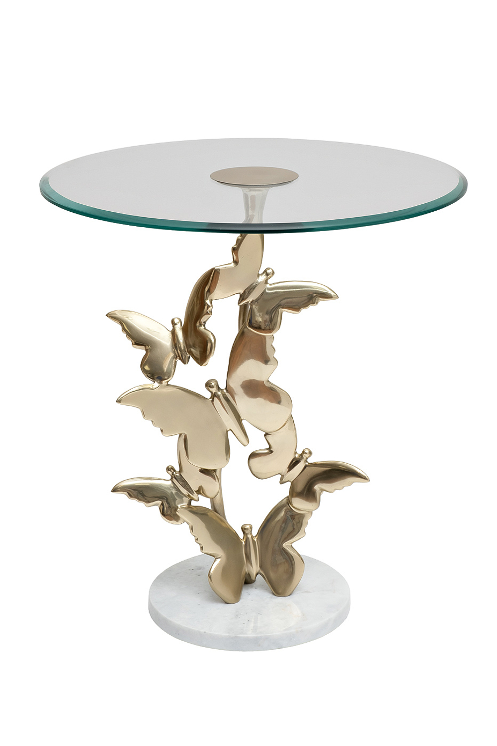 Стол журнальный Garda Decor Garda Decor Бабочки (Butterflies) d55*h62,5 см