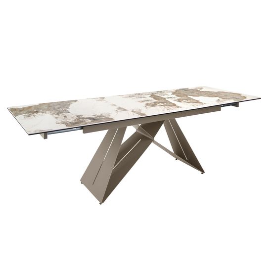 Раздвижной обеденный стол 1114/MC2207DT из мраморной керамики Испания 