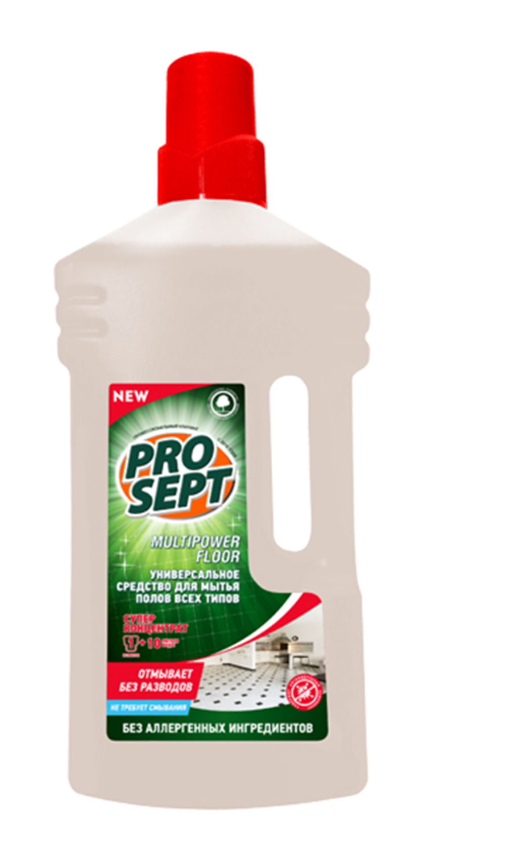 Средство для мытья полов Prosept Multipower Floor, концентрат, 1 л