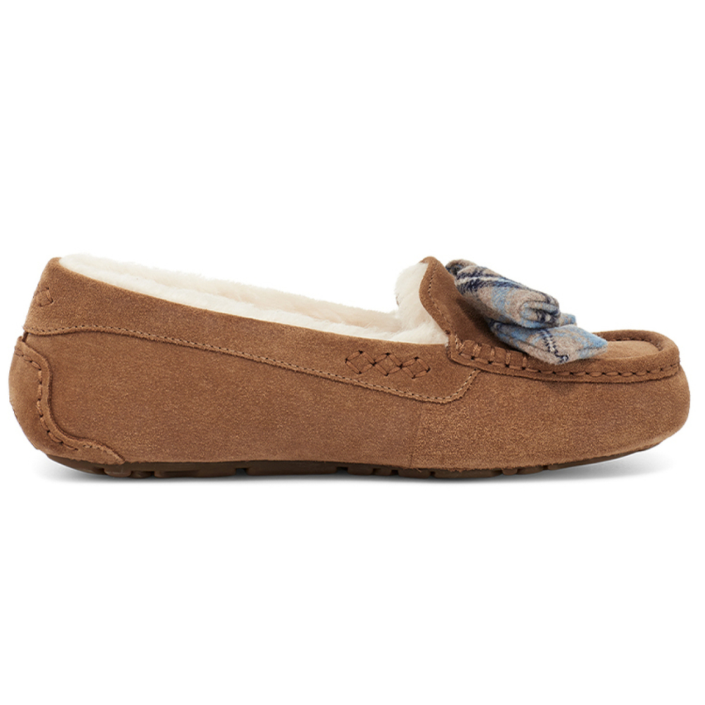 Мокасины UGG ANSLEY Plaid Bow, 1127850-CHE