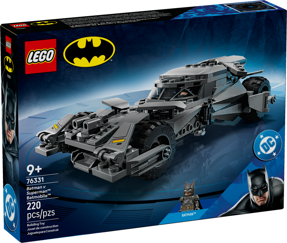 Конструктор Лего ДС Супер герои Бэтмобиль Бэтмен против Супермена 76331 | LEGO DC Batman v Superman Batmobile  220 д 9+