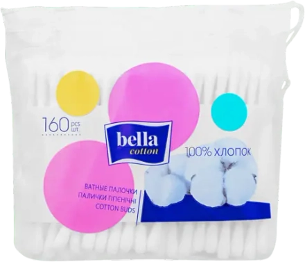 Ватные палочки Bella Cotton 160шт