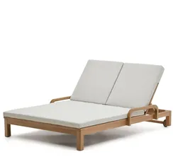 Двойной шезлонг Sonsaura из массива эвкалипта