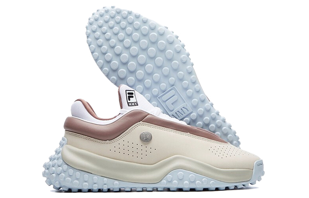 MIHARA YASUHIRO/MIHARA Yasuhiro x FILA FILA FM comfortable casual shock absorption non-slip wear-resistant low-top daddy shoes men's white brown