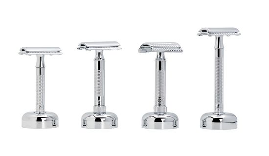 Подставка для т-обраазных бритв (станков) Merkur Solingen, универсальная, глянцевый хром