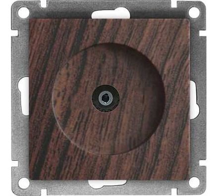 Розетка телевизионная одноместная "UNIVersal" серия "Афина", с/у, тупиковая, 75Ом, ч/д 4-2400Мгц, ве