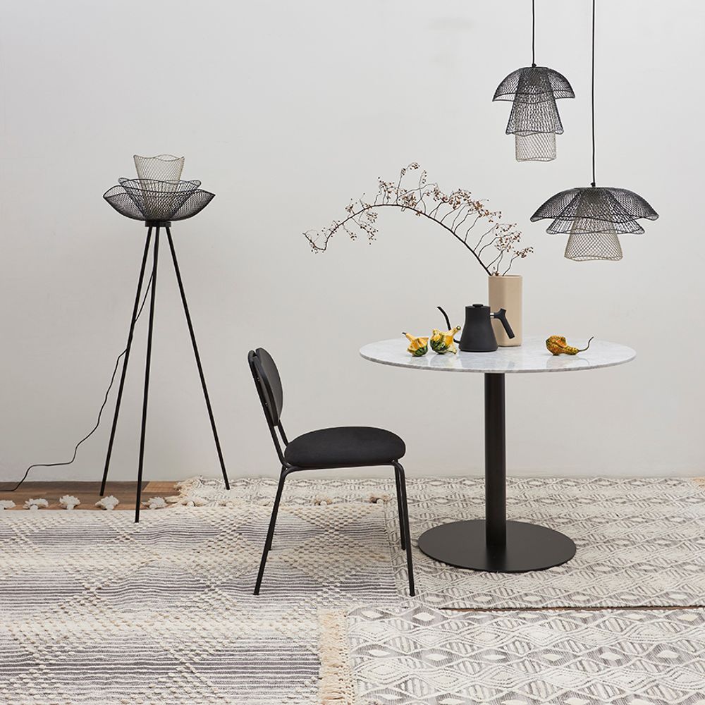 Торшер Vinger, 153 см, черный/серый/белый