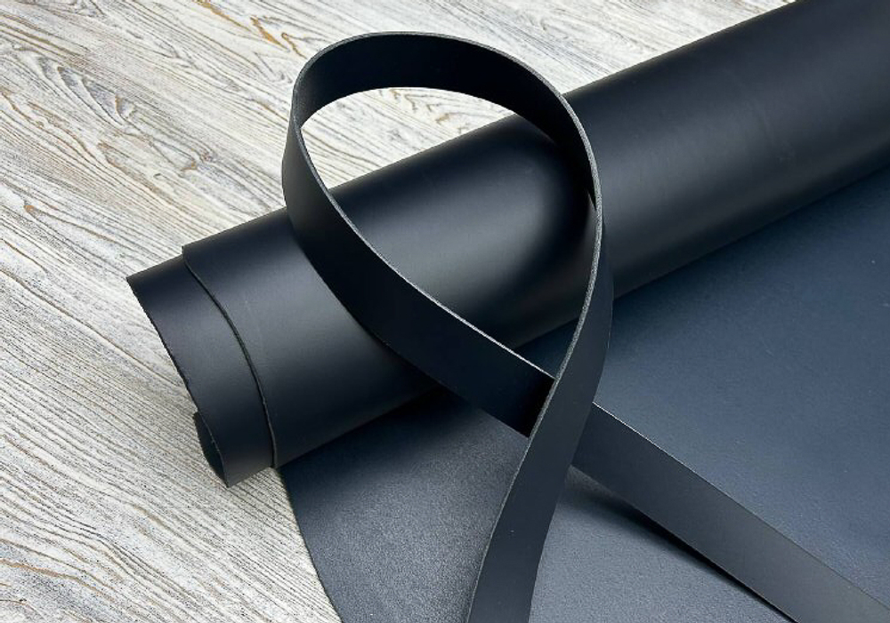 Ременная кожа Прима цвет синий для женских и мужских ремней