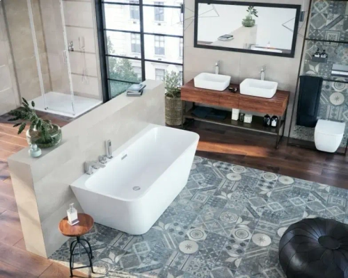 Ванна LUGANO акриловая отдельностоящая Ceruttispa (1700х750х580)