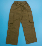 джоггеры -карго накладные карманы ремешок 4571