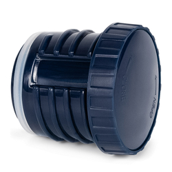 Термос Relaxika 101 (0,5 литра), темно-синий (стикерпак "7 вершин")