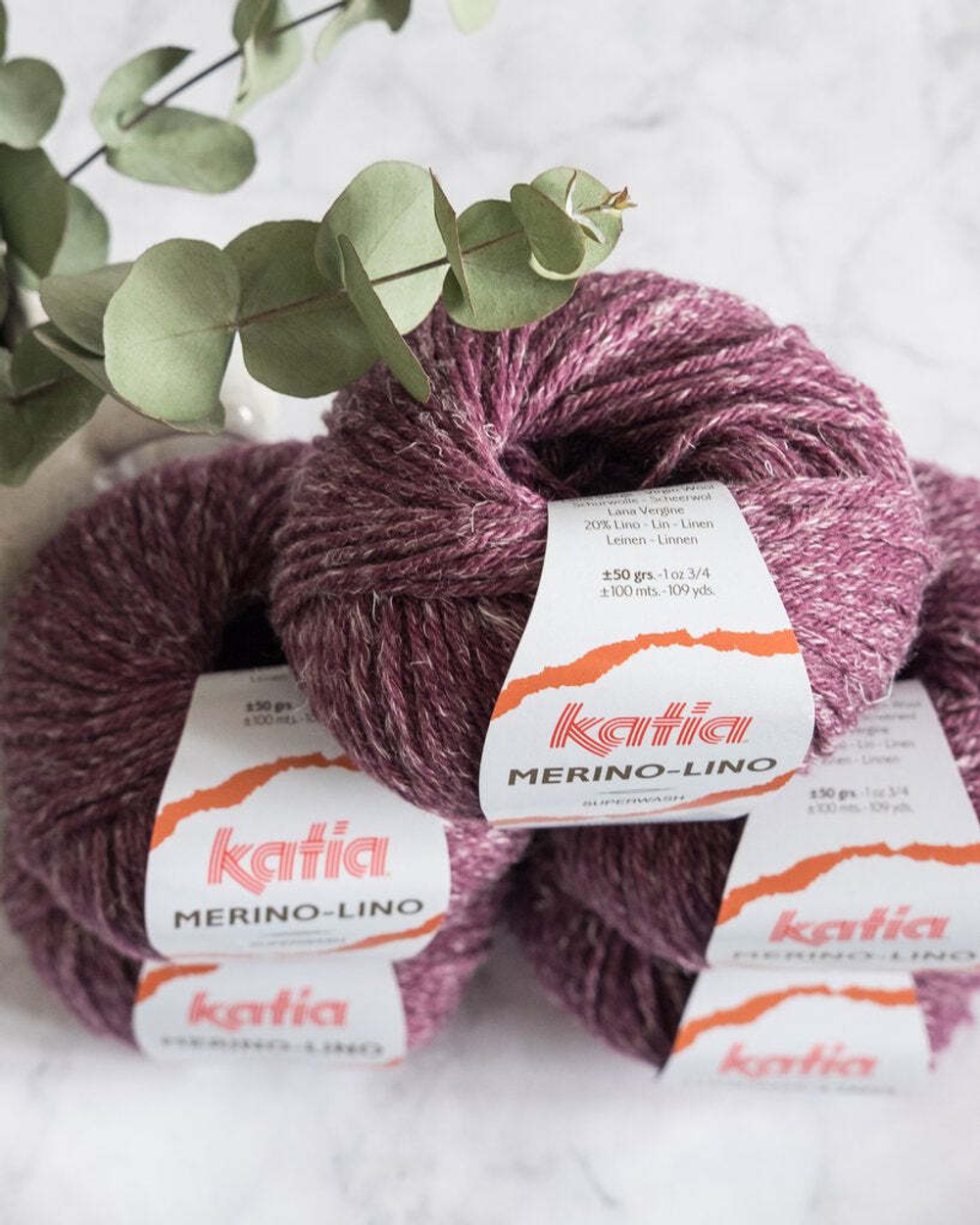 -50% Katia Merino-Lino 5x50г