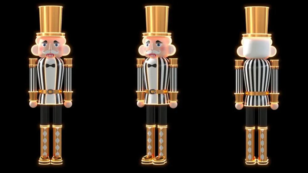 Большая фигура "Щелкунчик" солдатик