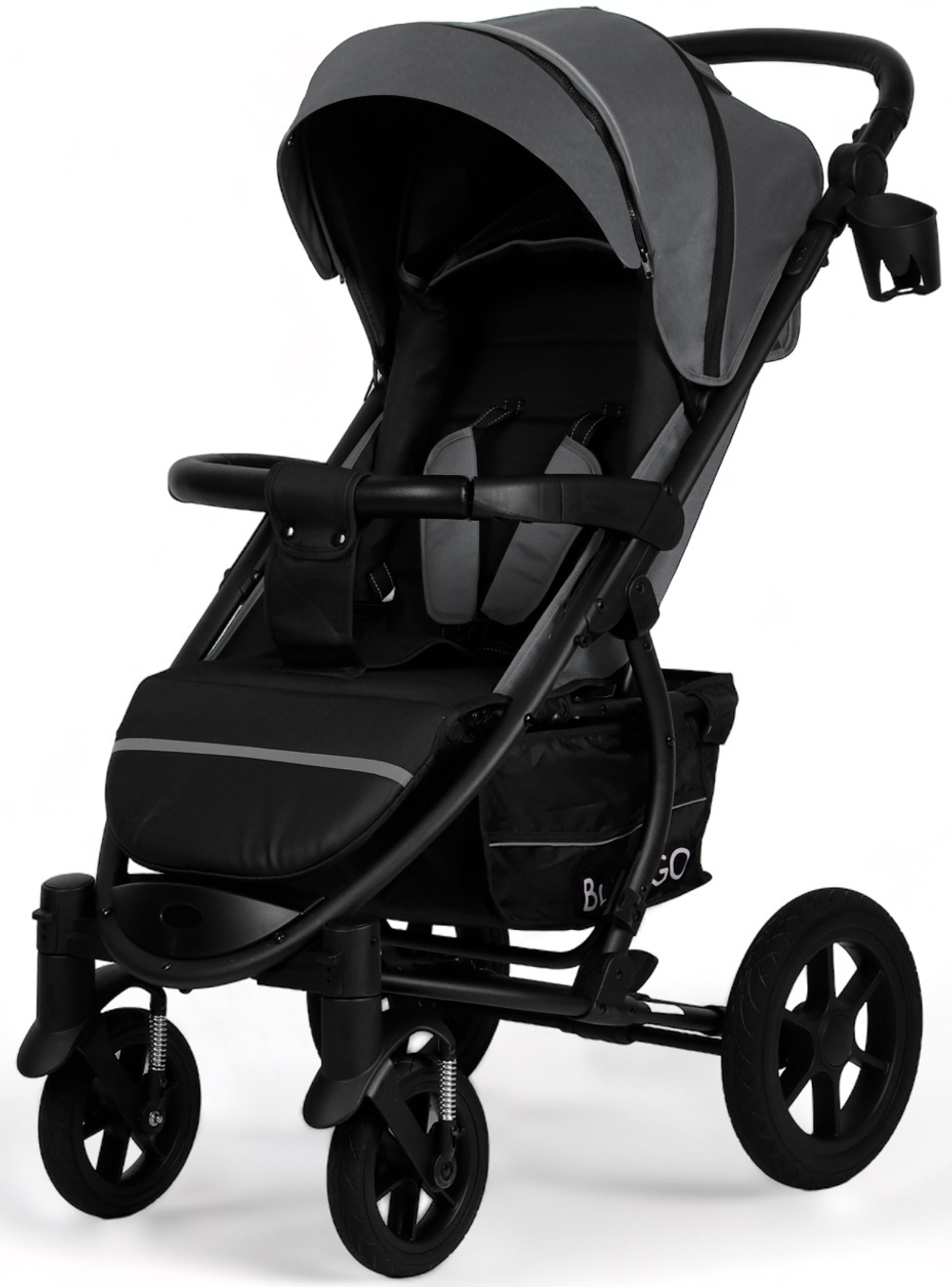 Коляска детская прогулочная Bubago арт.BG 129-3 MODEL ONE цвет серый