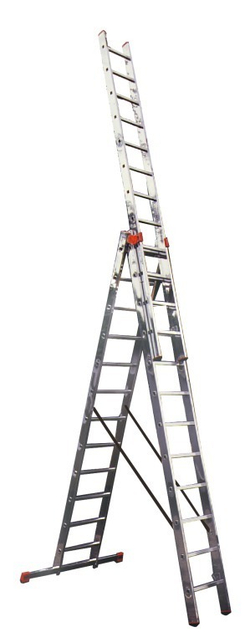 TRIBILO Универс.лестница из 3-х частей,3*9 перекладин(129673)