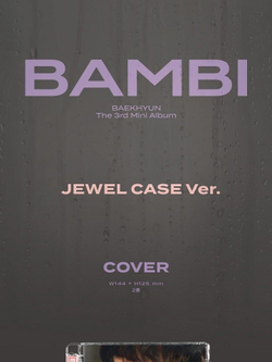 Альбом EXO Baekhyun - Bambi 3rd Mini Album JEWEL CASE Version 2 Cover SET