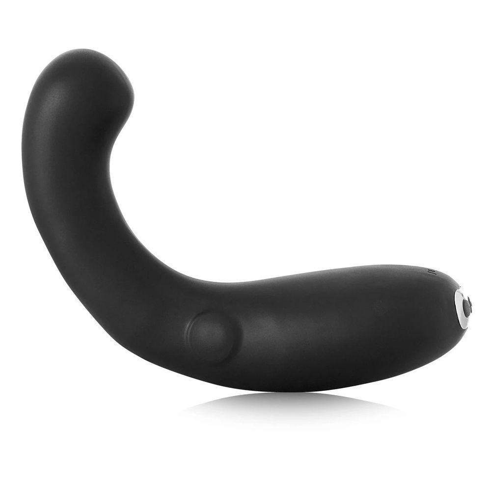 Черный гнущийся вибратор G-Kii G-Spot   Clitoral Vibrator - 23 см.