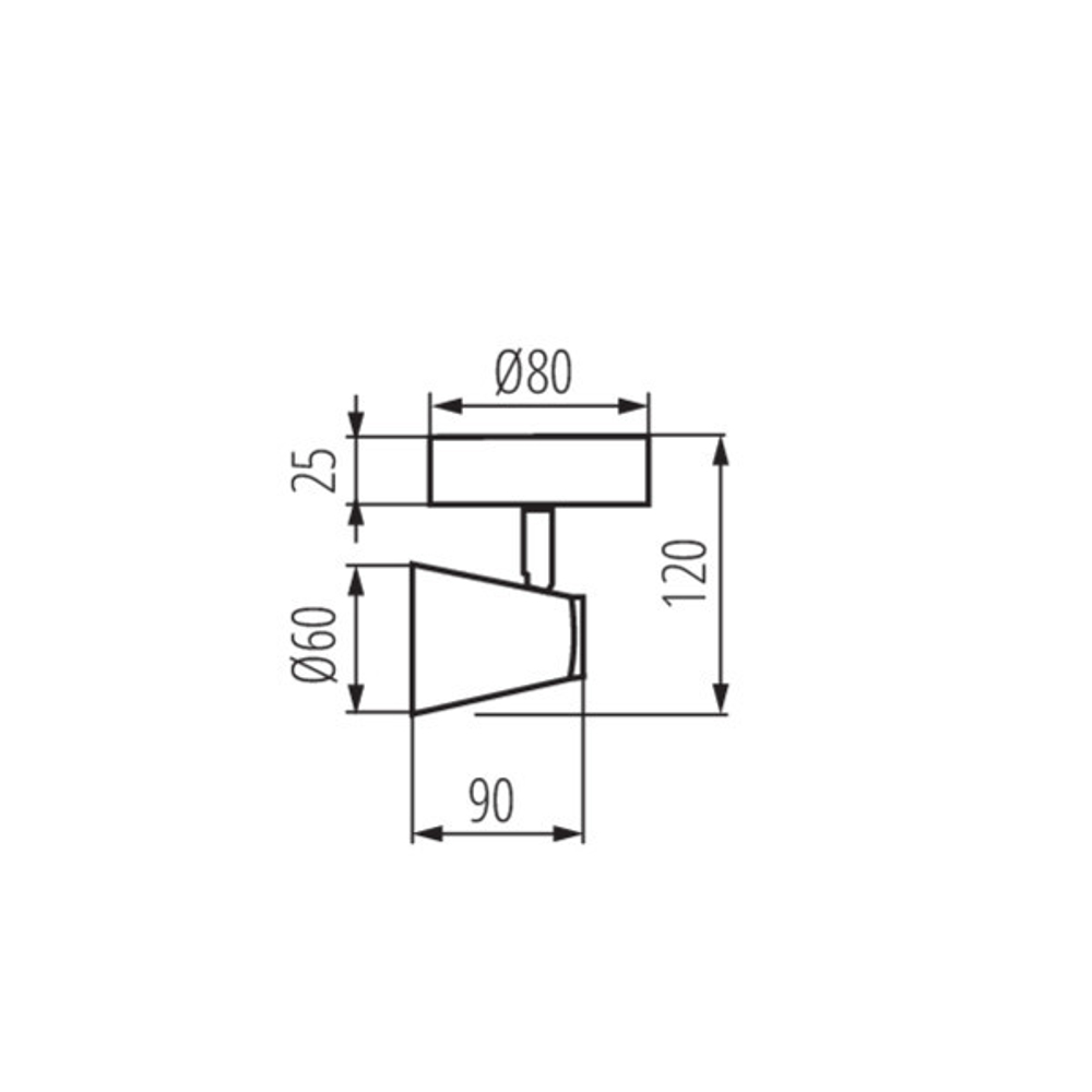 Cпоты потолочные KANLUX ENALI EL-1O W