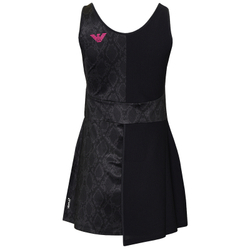 Теннисное платье EA7 Woman Jersey Dress - black python