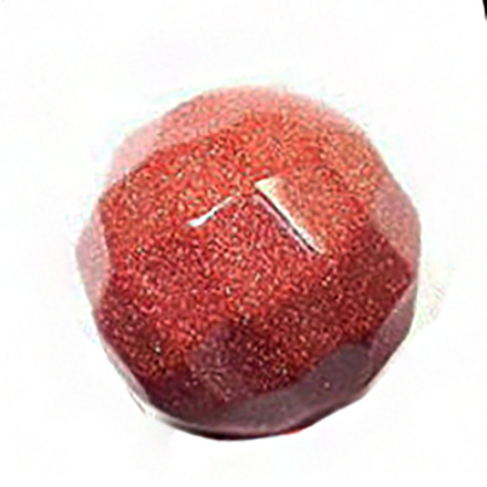 Бусина ограненная авантюрин коричневый асс