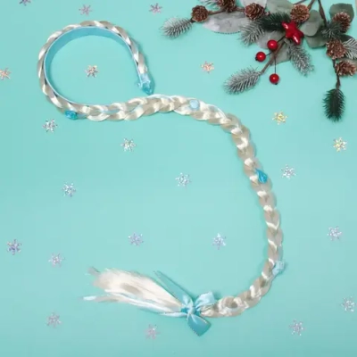 Ободок карнавальный с косичкой «Небесная нежность»