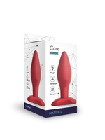 Бордовая анальная пробка Matter L (Цвет: бордовая)