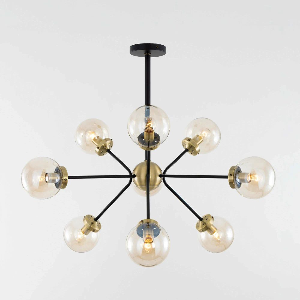 Citilux Планета CL105295 Люстра на штанге Бронза