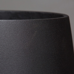 Кашпо Concretika Conus D40 H80 Nero