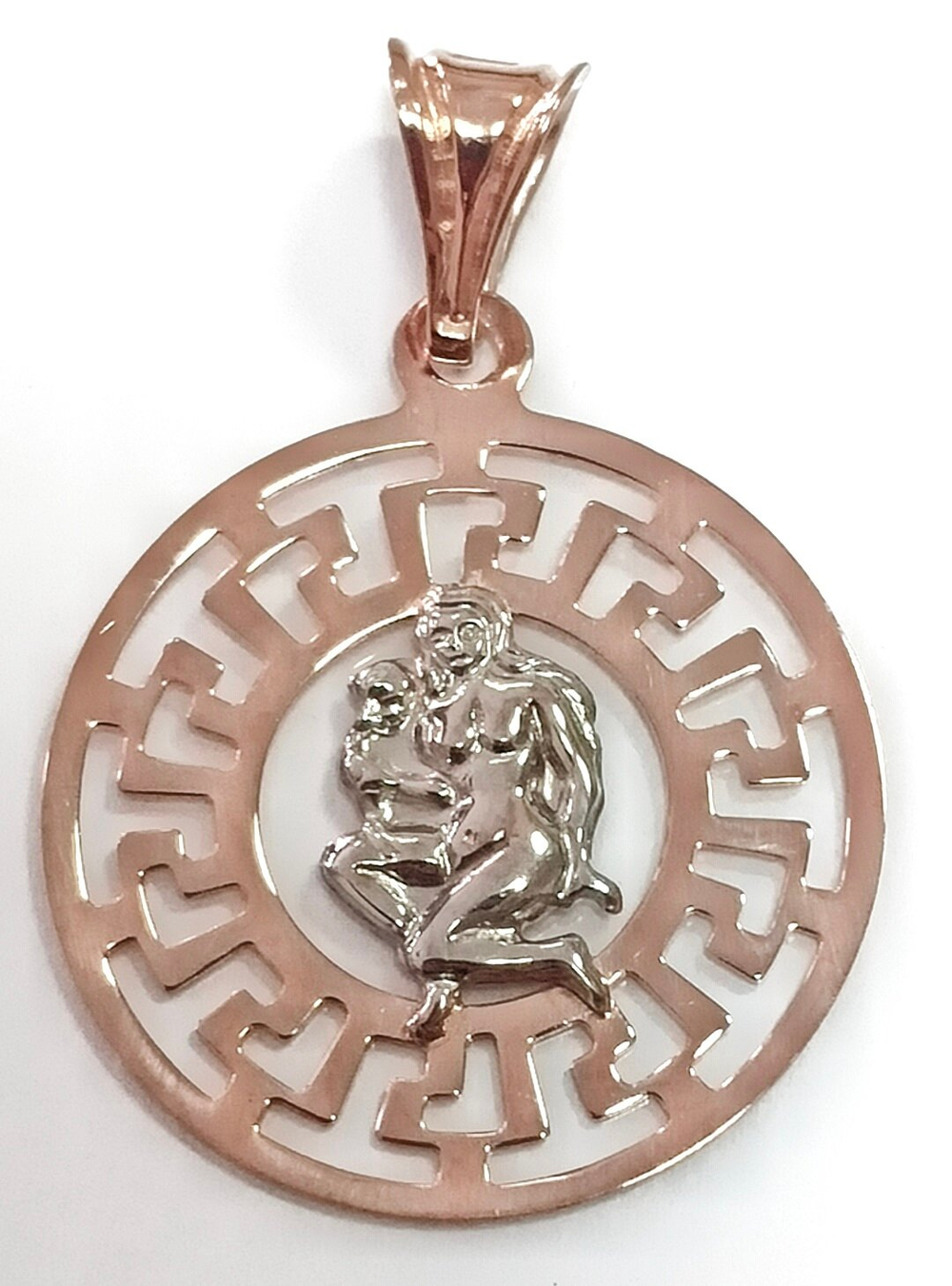 Ювелирная подвеска из серебра в позолоте Дева